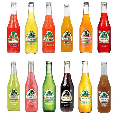 Jarritos Drink Soda Assorted Glass Bottle Shelf Stable Us Foods Chef