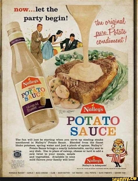 Jet The Party Begin Original Ww Nalleys Sauce Amp 39 The Fun Will Just Be