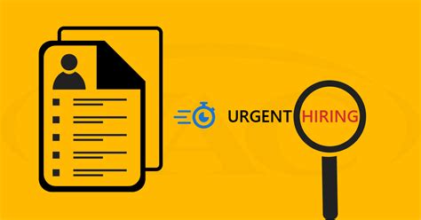 Jobs Urgently Hiring Today Don't Miss Out