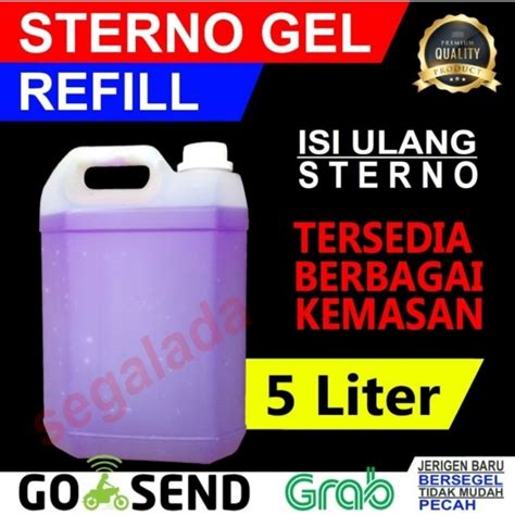 Jual Refill Sterno Gel 5L Isi Ulang Spirtus Gel Jelly Kompor Pxton Jual Refill Sterno Gel 5L Isi Ulang Spirtus Gel Jelly Kompor Pxton