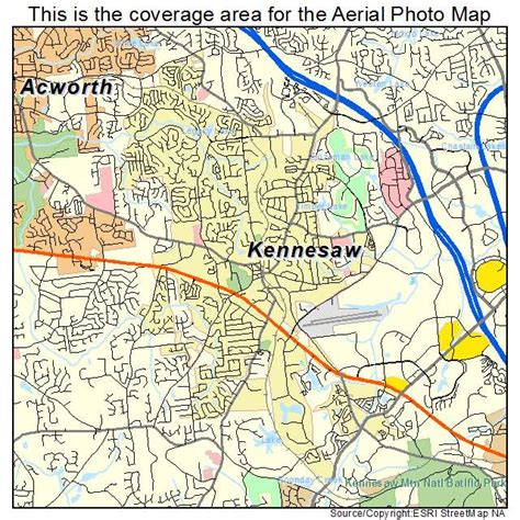 Kennesaw Georgia Map
