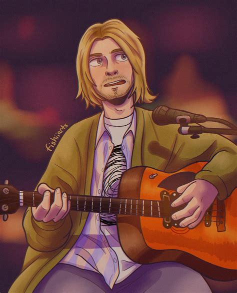 Kurt Cobain At Mtv Unplugged Nyc 1993 Fanart Part 1 Of Tribute