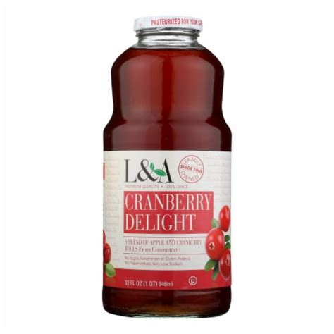 L Amp A Cranberry Delight Juice Case Of 6 32 Fl Oz Case Of 6 32 Fl Oz
