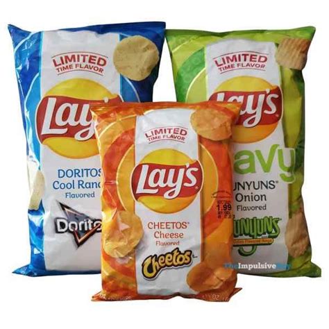 Lay S Potato Chips Cheetos Cheese Doritos Cool Ranch Wavy Funyuns Onion Review Lay S Potato Chips Cheetos Cheese Doritos Cool Ranch Wavy Funyuns Onion Review