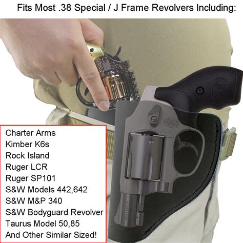 Leather Revolver Holster Iwb Leather Holster For 38 Snub Nose Revolvers Concealed Carry Inside Waistband Leather Concealed Carry Holster 38 Snub