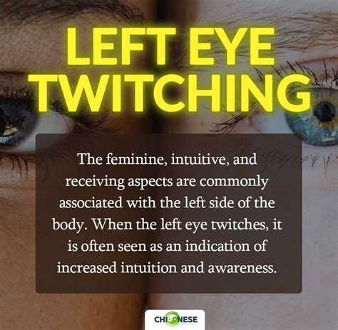 Left Eye Twitching Spiritual Meaning Insight State