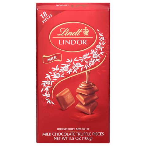 Lindt Lindor Milk Chocolate Truffle Candy Bar 3 5 Oz Lindt Lindor Milk Chocolate Truffle Candy Bar 3 5 Oz