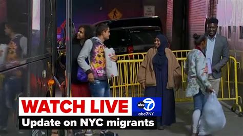 Live City Officials Provide Update On New York City Migrants Crisis