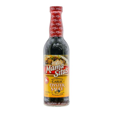 Mama Sitas Oyster Sauce Garlic 405 G Online At Best Price Sauces