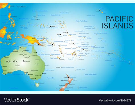 Map Of Pacific Islands