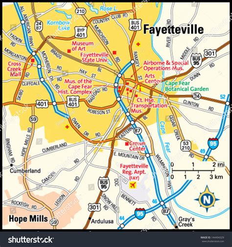Maps Of Fayetteville North Carolina