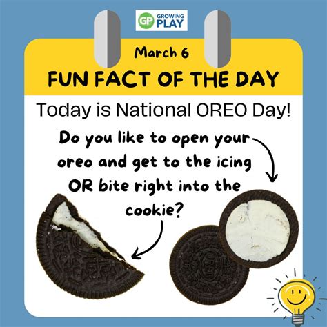 March 6 National Oreo Day Growing Play March 6 National Oreo Day Growing Play