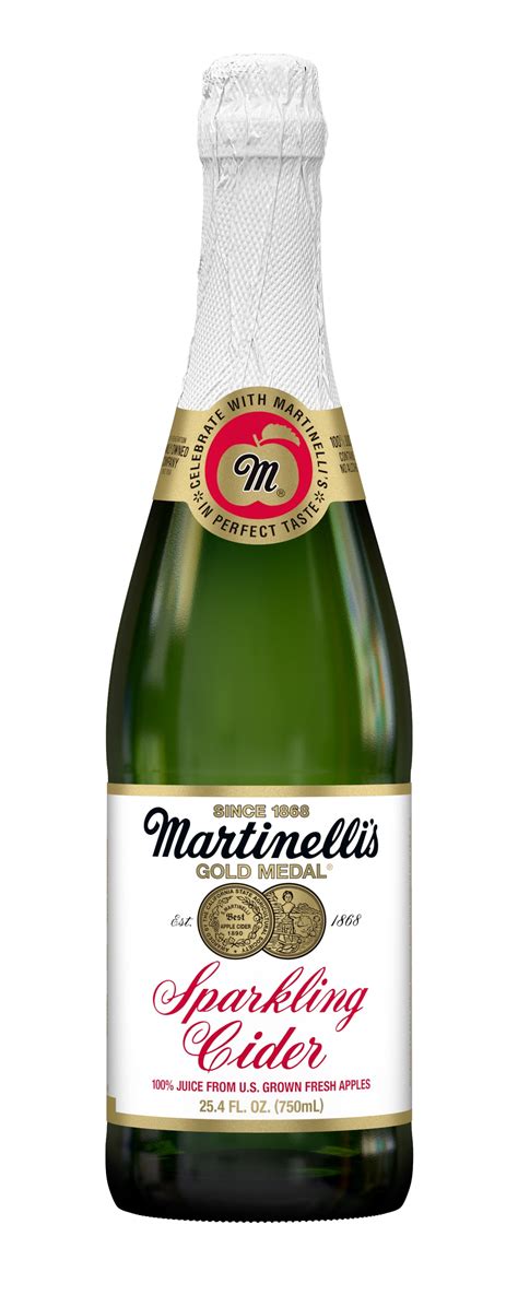 Martinellis Gold Medal Sparkling Apple Cider Martinelli S Gold Medal Sparkling Cider 25 4 Fl Oz Non Alcoholic Apple Cider Vetement Velo Homme