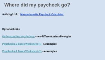 Massachusetts Paycheck Calculator Where Did My Paycheck Go Tpt Massachusetts Paycheck Calculator Where Did My Paycheck Go Tpt