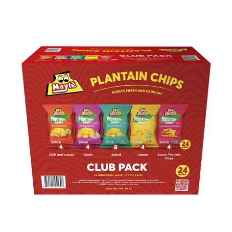 Mayte Multi Pack Plantain Chips Mayteplantainchips