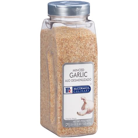 Mccormick Culinary Minced Garlic 23 Oz 6 Per Case Mccormick Culinary Minced Garlic 23 Oz 6 Per Case