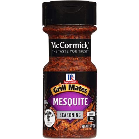 Mccormick Grill Mates Mesquite Seasoning 2 5 Oz Authentic Flavor Mccormick Grill Mates Mesquite Seasoning 2 5 Oz Authentic Flavor