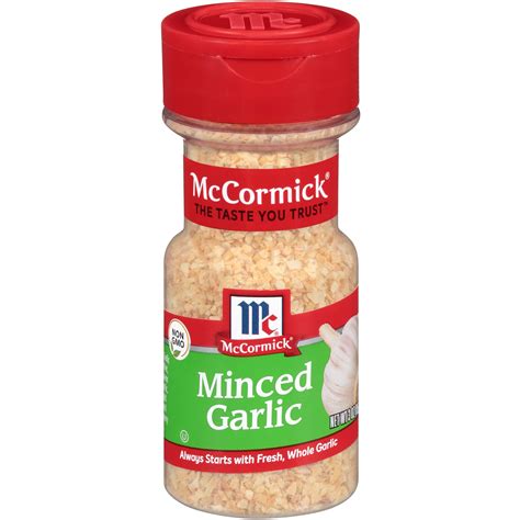 Mccormick Minced Garlic 3 Oz Mccormick Minced Garlic 3 Oz