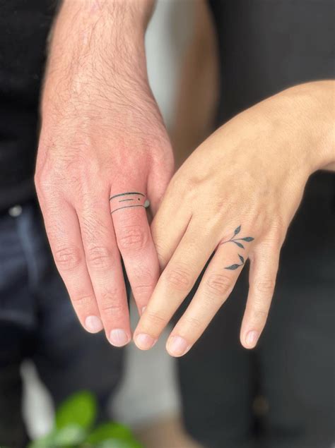 Men Finger Tattoos Wedding Finger Tattoos Simple Finger Tattoo