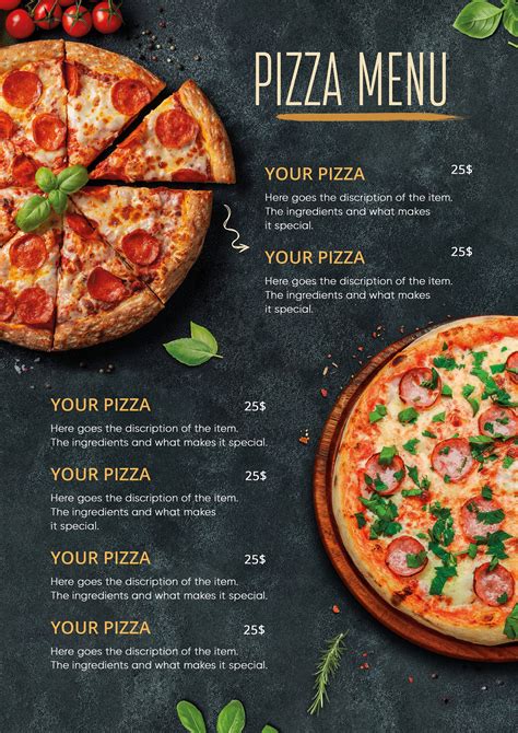 Menu A Pizza More Menu A Pizza More