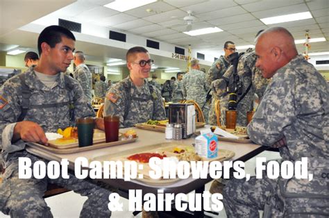 Military Basic Training Showers Food And Haircuts