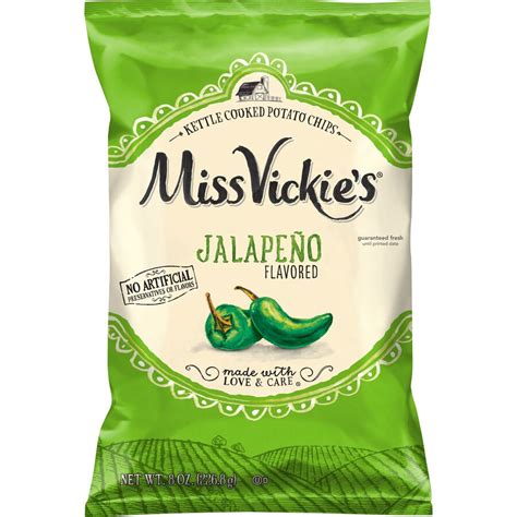 Miss Vickie Amp 39 S Flavored Potato Chips Jalapeno 28 Count Jalapeno 1 375
