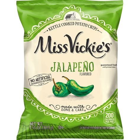 Miss Vickie Amp 39 S Kettle Cooked Jalapeno Potato Chips 1 875 Oz Delivery