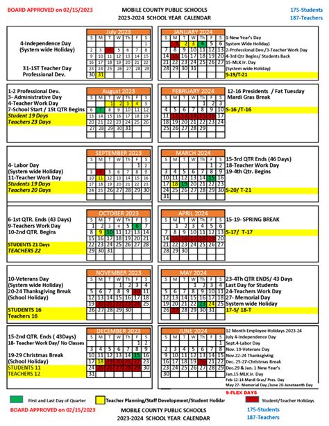 Mobile County Public Schools Calendar 2025 2026 In Pdf School