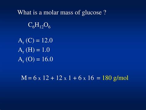 Molar Mass Glucose: Simple Yet Astonishing Facts Revealed