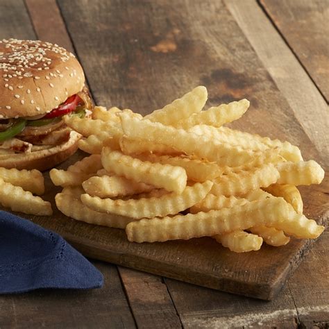 Monarch Frozen Idaho Extra Long Fancy Crinkle Cut French Fries 12 Inch