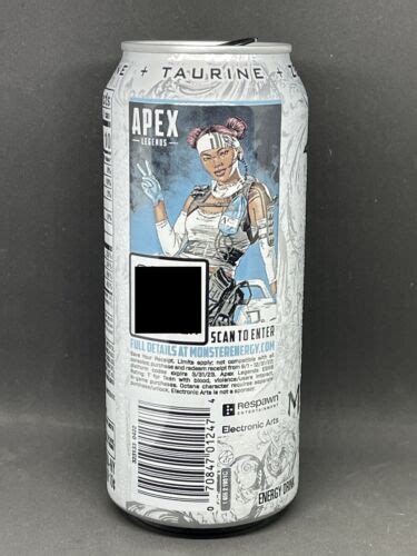 Monster Energy Drink Zero Ultra 2022 Apex Legends Can 16 Oz