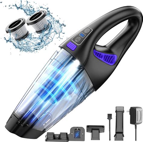 Myuako 18000Pa Powerful Cordless Handheld Car Vacuum With Led