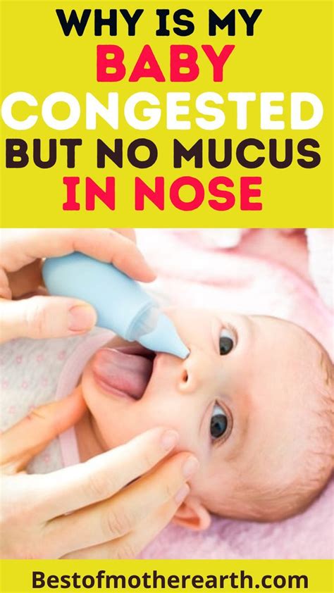Nasal Congestion How To Clear Your Baby S Nose Naturally Integris Health