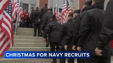 Navy Recruits Christmas Celebration