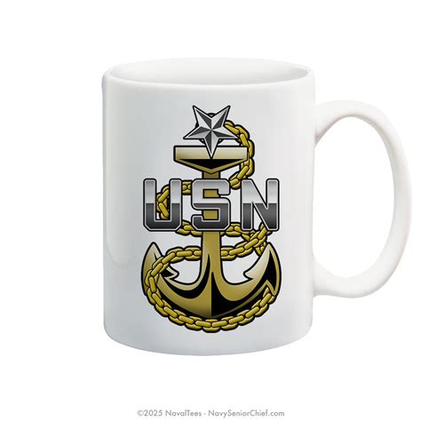 Navy Senior Chief Fouled Anchor 15 Oz Coffee Mug Navychief Com