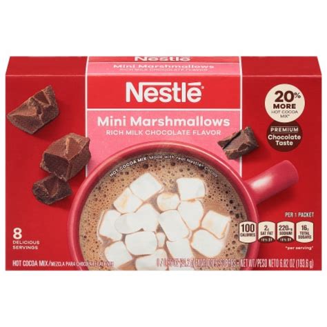 Nestle Carnation Hot Chocolate Drink Mix Pouch W Mini Marshmallow Cocoa