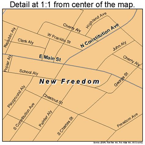 New Freedom Pa Map Directions Mapquest