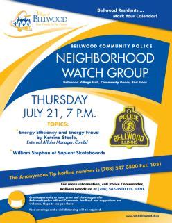 News You Can Use From Bellwood Village Of Bellwod