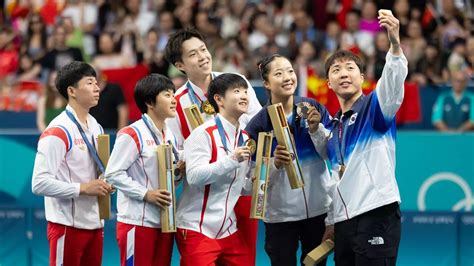 North South Korea Podium Selfie At Paris Olympics Goes Viral North South Korea Podium Selfie At Paris Olympics Goes Viral