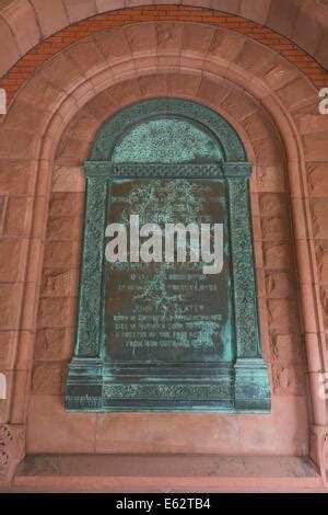 Norwich Free Academy Plaque In Ct Stock Photo Alamy
