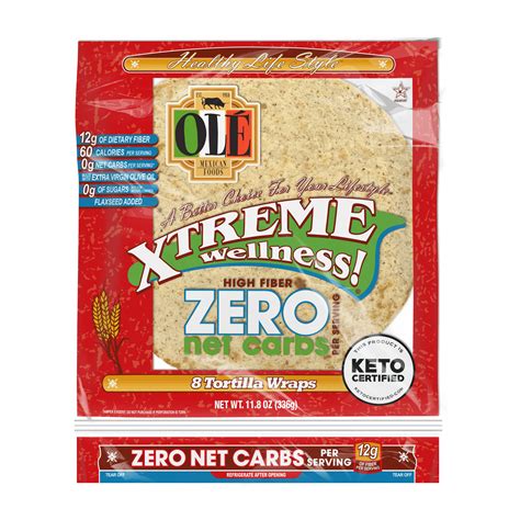 Ol Mexican Foods Xtreme Wellness High Fiber Carb Lean Tortilla Wraps Ol Mexican Foods Xtreme Wellness High Fiber Carb Lean Tortilla Wraps