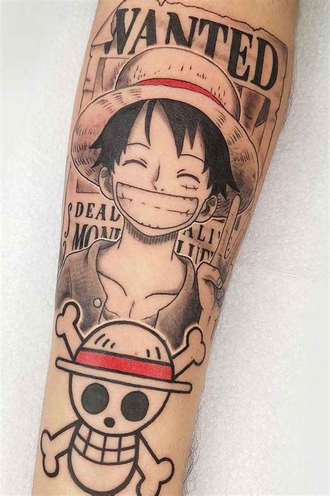 One Piece Luffy Tattoo Designs