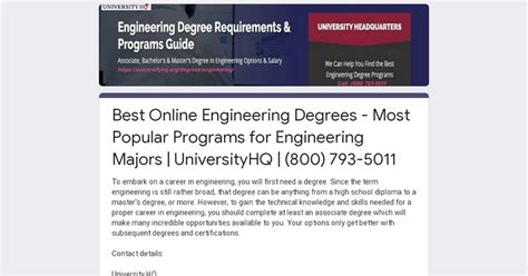 Online Mechanical Engineering Degree Best Of 2025 Universityhq Online Mechanical Engineering Degree Best Of 2025 Universityhq