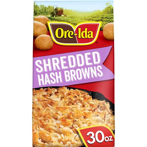 Ore Ida Shredded Hash Brown Potatoes 30 Oz Bag Walmart Com