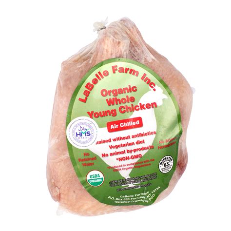 Organic Whole Chicken Halal Pastures Farm