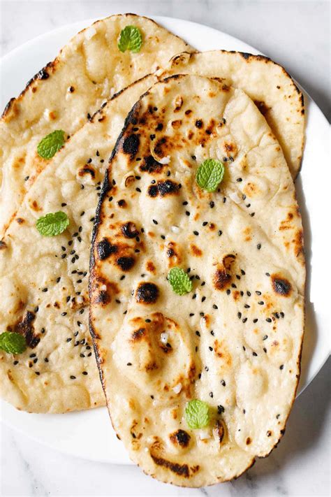 Oven Baked Garlic Naan