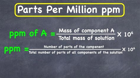 Parts Per Million Formula: Quick Insight