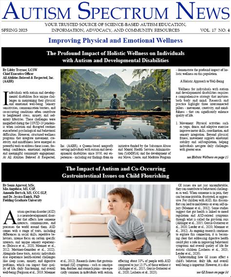 Paving The Road To Success Autism Spectrum News