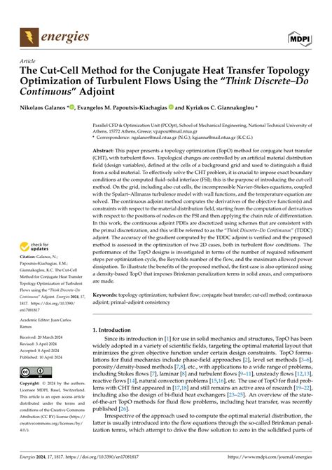 Pdf The Cut Cell Method For The Conjugate Heat Transfer Topology Pdf The Cut Cell Method For The Conjugate Heat Transfer Topology