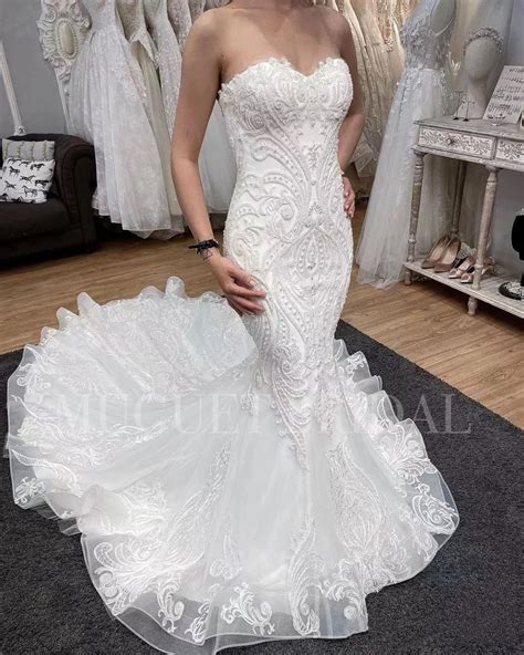 Pearl Mermaid Wedding Dress
